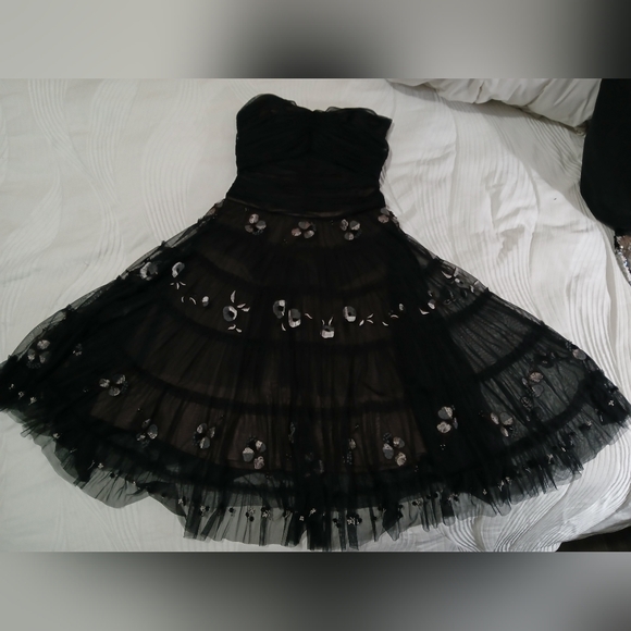 BCBG garden party / tea length cocktail dress - Picture 6 of 7